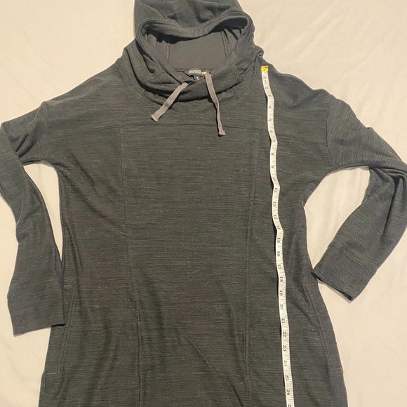Toad & Co Intermosso hooded sweatshirt dress - Picture 3 of 5